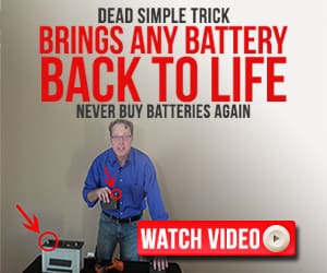 Main: Dead trick brings any battery back to life.

Single Post: Dead trick revives any battery.