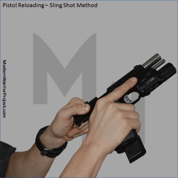 MWP-C51-PRG-Actions-and-Positions-Pistol-Reloading-Sling-Shot-Method-Modern-Warrior-Project-Photo-Reference-Guide