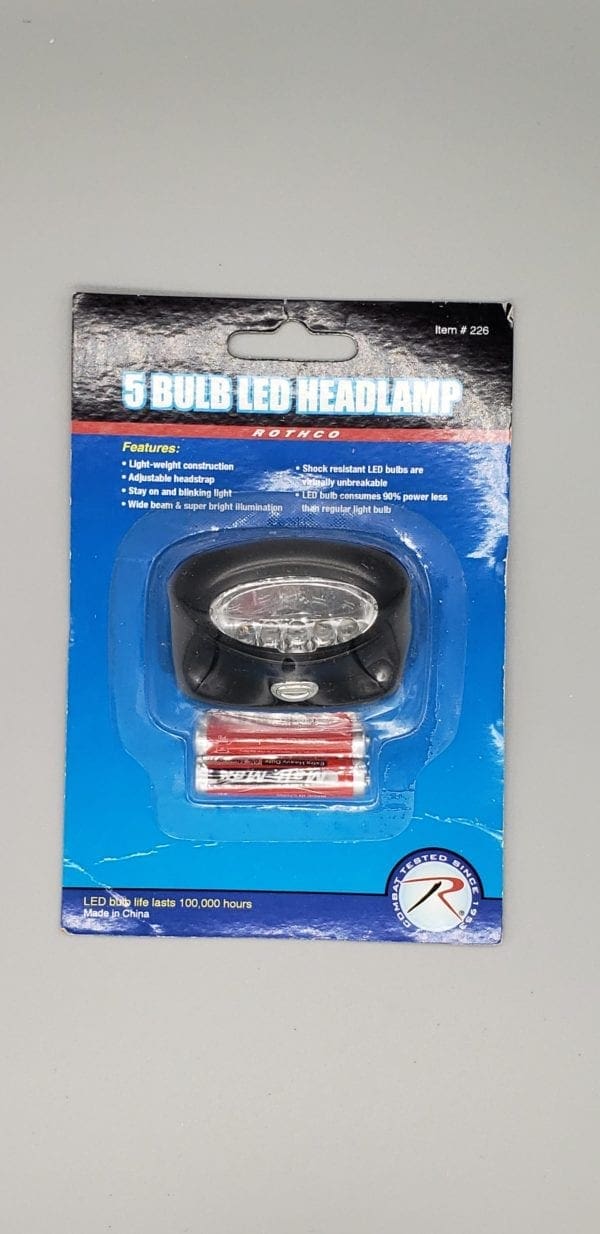 Rothco 5 LED Headlamp
