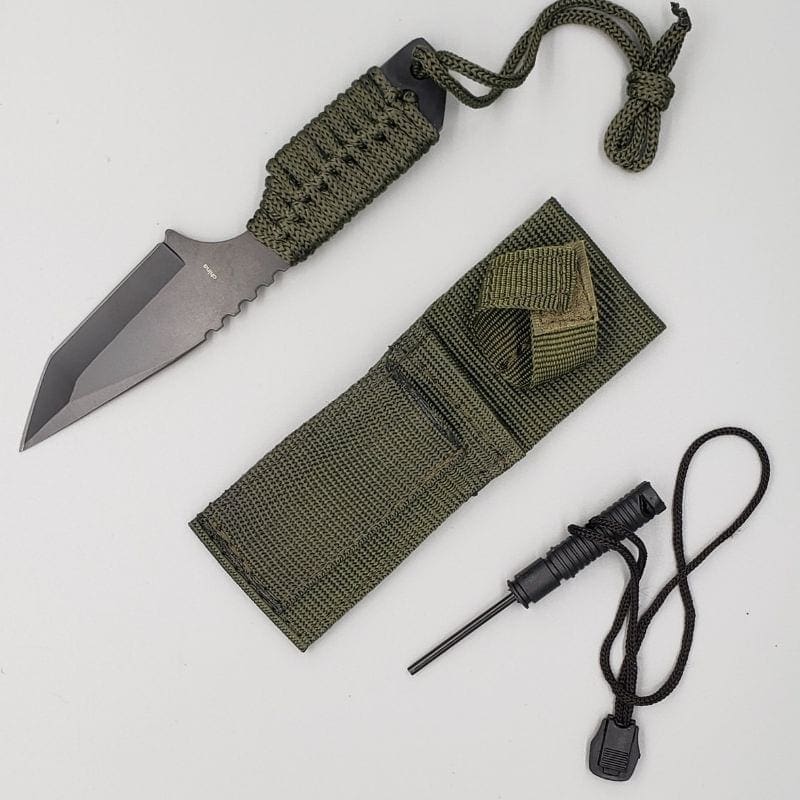 7" Survival Knife w/ Firestarter Modern Warrior Project