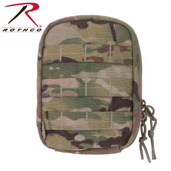 A black MOLLE Tactical Trauma Kit pouch with zipper.