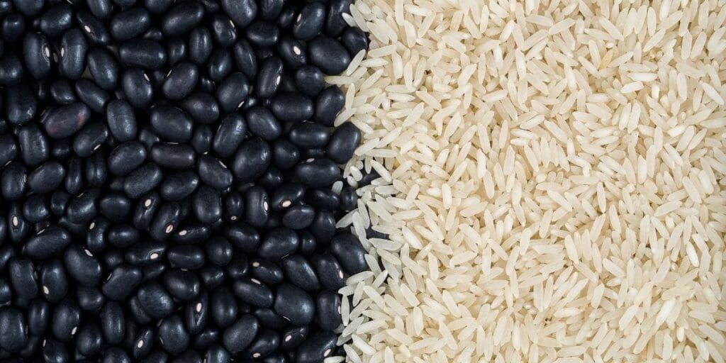 Beans and Rice Healthy Eating Tight Budget