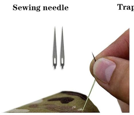 Survival Card Sewing Needle