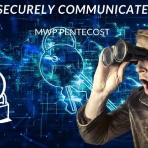 Man, MWP Pentecost Encryption Software, secure communication.