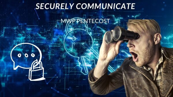 Man, MWP Pentecost Encryption Software, secure communication.