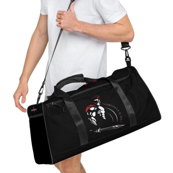 man, Modern Warrior Combatives Premium Duffle bag.