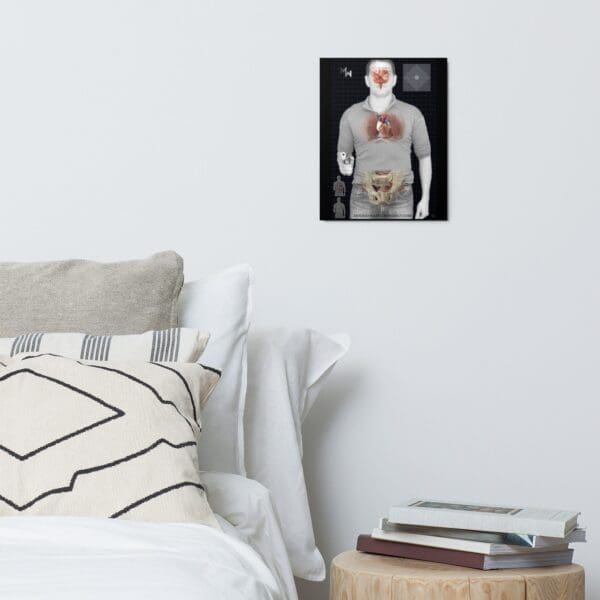 A T1 Target Metal prints bed.