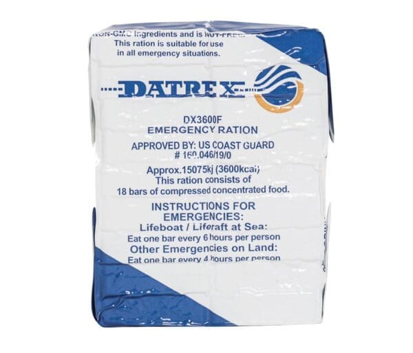 Datrex Blue 3600 Calorie Emergency Food Ration