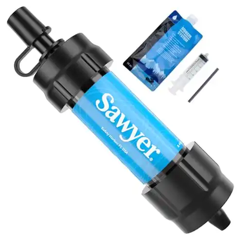 Sawyer Products SP128 Mini Water Filtration System, Single, Blue