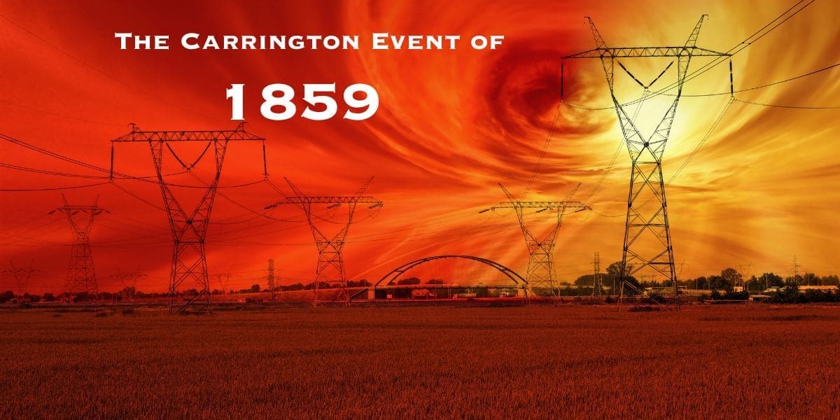 The Carrington Event of 1859, an unprecedented solar storm of immense magnitude, hit the Carlton region.