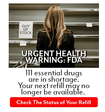 Urgent health warning fda 11 essential drugs are in shortage.