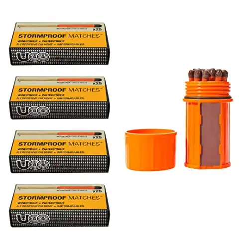 UCO Stormproof, Waterproof & Windproof Match Kit
