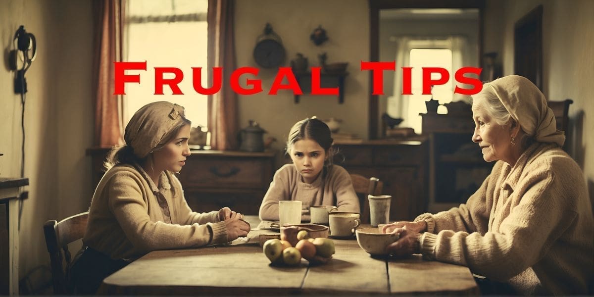 Three women sitting at a table sharing essential frugal tips.