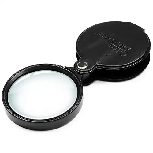 10X Small Pocket Magnifier Glass