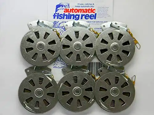 6 Mechanical Fisher's Yo Yo Fishing Reels